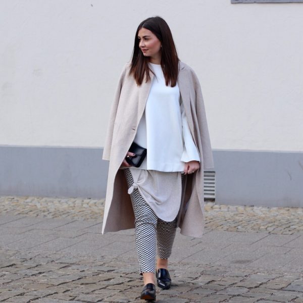 Proenza Shouler, beige coat, Mantel, Slipper