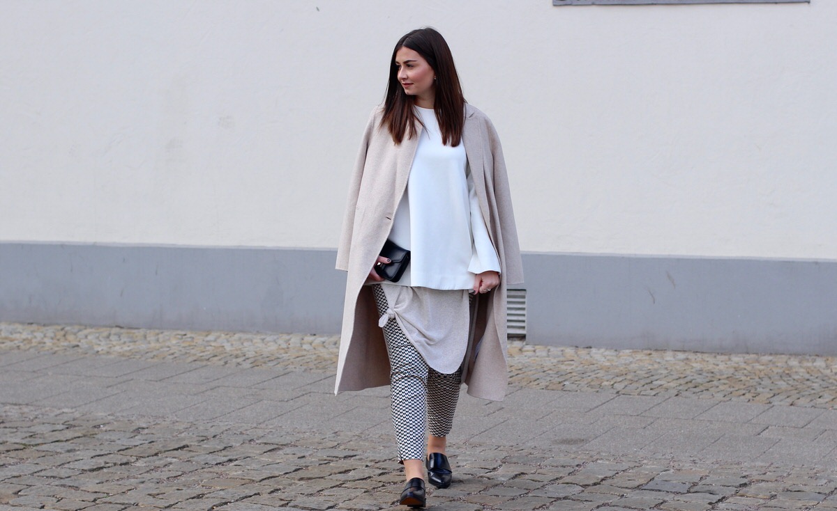 Proenza Shouler, beige coat, Mantel, Slipper