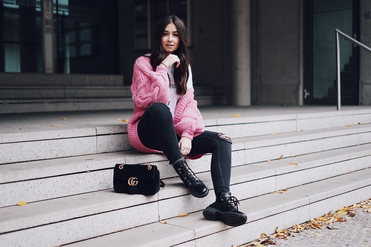 Streetstyle, Gucci Mamont Velvet Samt, Kurt Geiger Boots, Knit, Zara, Fashion, Blogger