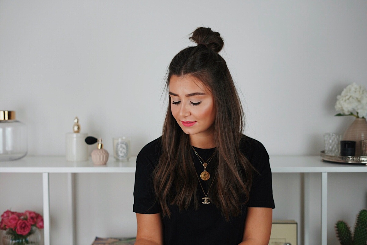 Half Bun, Tutorial, Video, Beauty, Styling, Beauty-Tutorial